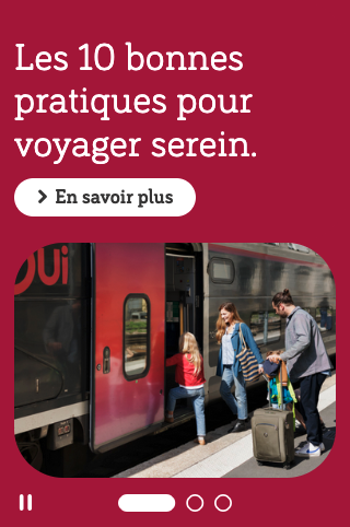 capture d’écran du site tgvinoui.sncf dans une largeur réduite à 320 px