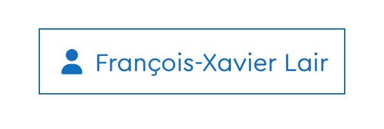 Lien de connexion contenant un pictogramme et le texte François-Xavier Lair