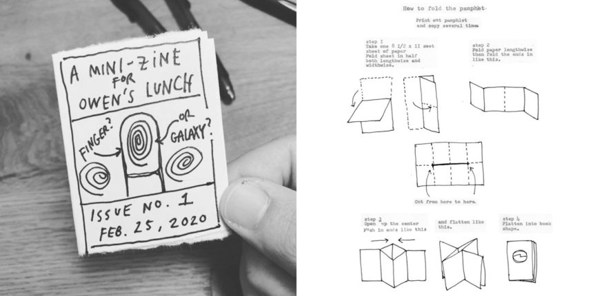 Un zine d'Austin Kleon et son mode d'emploi