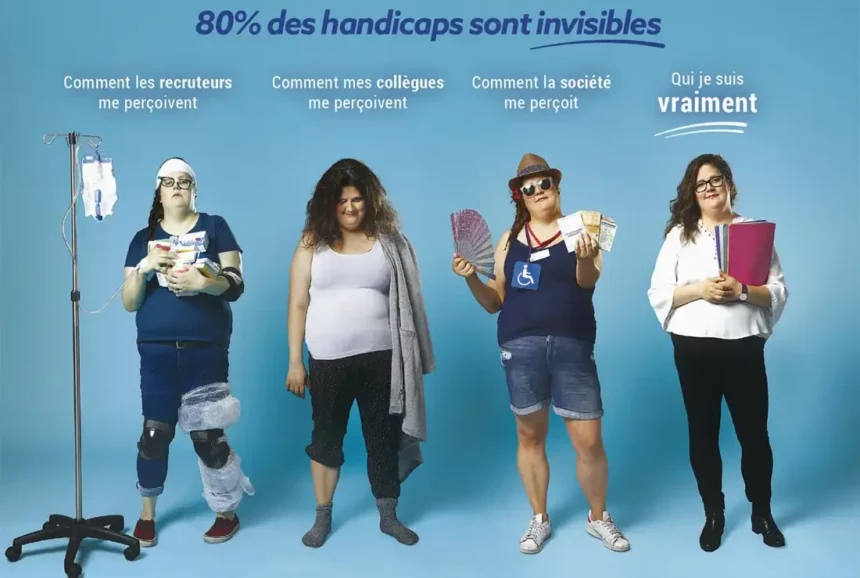 80% des handicaps sont invisibles.