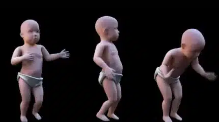 Dancing baby, l'un des tous premiers mème des Internets